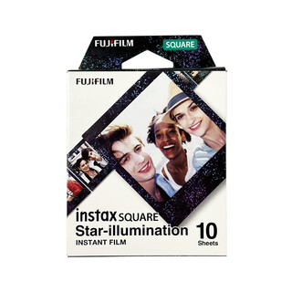 Fujifilm instant photo paper is suitable for minise/11/12/99 white edge/color edge photo paper sq square wide wide series photo paper sq square starry sky 10 sheets