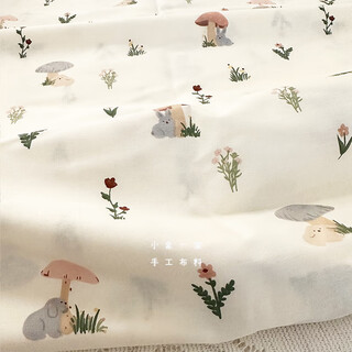 He jiagong class a baby fabric, pure cotton twill fabric, xinjiang long-staple cotton sheet, quilt cover, baby blanket, cartoon shreds, alice, half a meter price