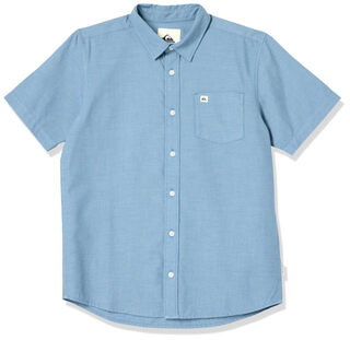 Quiksilverlegacy short-sleeved woven shirt, blue shadow 241, s blue shadow 241 s