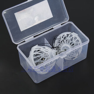 Raft core explosive hook set silver carp and bighead carp fishing group water monster cage bait cage white silver carp double buckle fishing group iseni fishing gear no. 6 (2 boxes per serving)