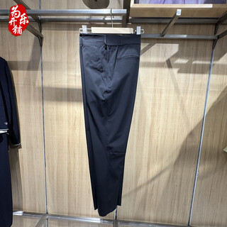 Fila men's 2025 summer high-end business straight woven trousers f11m522805 f11m522805fbk l