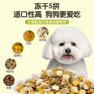 Freeze-dried dog food specially made for bichon frize for beautiful coat and gastrointestinal protection for adult dogs and puppies, general type for small dogs 5kg10jin jin is equal to 0.5kg 1 bag, special beef for bichon frize for adult dogs with good flavor and bright coat