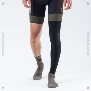 Grc cycling leg covers spring and summer reflective sun protection leg guards for men and women road cycling cycling clothes tech black s