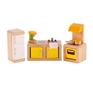 【准新品】Hape【出口转内销】木质时尚厨房男孩玩具女孩生日礼物E3453 