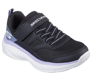 Skechers skechers girls' infinity sneakers black/lavender 11 little kid