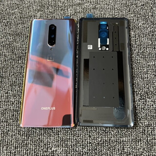 Oppo is suitable for oneplus1+8 original disassembled original glass back cover 1+8pro original rear screen oneplus 8t battery cover shell 1+8 silver wing with frame lens cooling patch