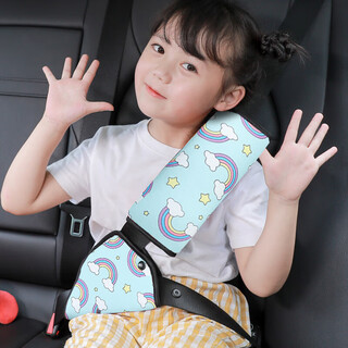 越野兵汽车宝宝安全带护肩套防勒脖保护器 越野兵 汽车儿童安全带调节固定