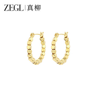 Zegl small sugar cube earrings earrings earrings female temperament high-end autumn and winter new style female light luxury gift for best friend birthday gift