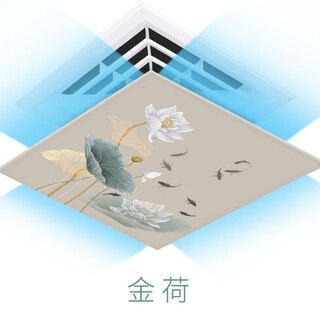 Home factory central air conditioning windshield square anti-cold wind blowing directly office ceiling machine ceiling air guide hood windshield plate jinhe 60x60x0.1cm