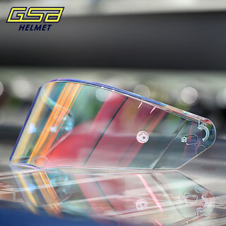 Gsbgsb helmet lens s-361 361gt model lens black and red plated lens