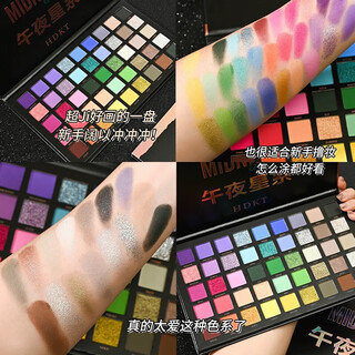 Children's stage makeup of nezha for children, men and women, two-dimensional imitation makeup of nezha, full set of eye makeup, eye shadow flower mother-of-pearl, super large 45-color eye shadow palette, stage makeup cos done in one plate