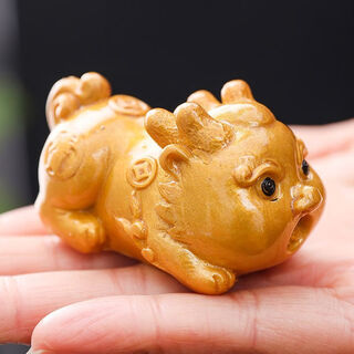 Xu nian tea pet ornaments golden toad boutique can raise color-changing tea set pixiu accessories tea table tea tray color-changing auspicious pixiu baby