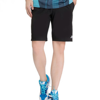 YONEX尤尼克斯羽毛球网球短裤男款运动短裤黑色15048CR 黑色 L