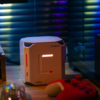 Lazymao weifu ai private cloud network storage disk mini host file data backup multi-terminal interoperability mobile phone tablet expansion smart photo album self-developed linux operating system intel ai chip + 32gb memory + 2tb hard drive space white