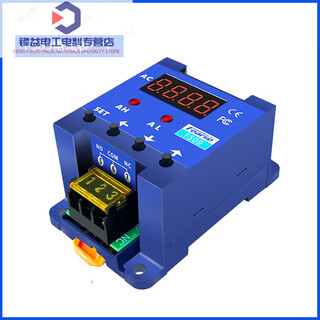 Ac digital display ammeter intelligent induction upper and lower limit overload alarm transformer current control delay relay f509 single meter