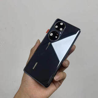 X suitable for huawei p50 original back cover p50pro original glass back case p50e mobile phone battery cover shell p50pro back cover shiny gold black original back cover