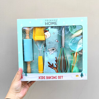 Rsrddy children's baking set 16-piece set of tools that can really make cakes green baking set 16-piece set 16-piece set