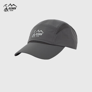 Ozark sun protection outdoor sports shade breathable summer casual baseball cap five-piece cap shark gray-802 one size