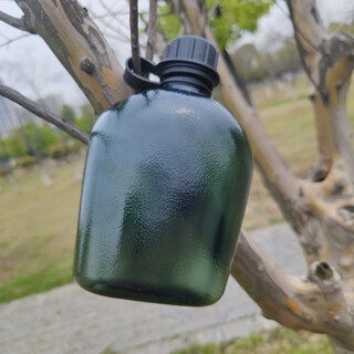 Minghuitong 78 military fans outdoor sports tactical water bottle tritan large capacity portable summer water cup transparent american dark green 1000ml 1l