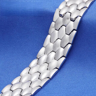 Pavia valentine's day gift platinum bracelet for men, fashionable men's platinum pt950 bracelet, husband's birthday gift, weight about 52.19, length 19 cm, width about 2 cm