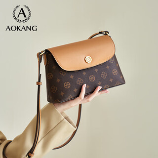 Aokang bag women's bag trendy retro small square bag light luxury crossbody shoulder bag teacher's day birthday gift for girlfriend and wife