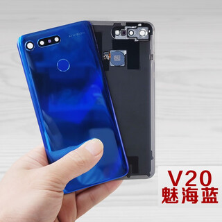 Others are suitable for honor v20 original disassembly back cover pure original mobile phone glass battery outer rear screen case factory optional fingerprint v20 mei hailan 9 new disassembly back cover without fingerprints with