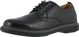 Florsheim boys, supacush flat toe oxford shoes - little and big kids, black/black black/black 4 big kid