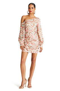 Halston women's kimora dress geode sequin geode 4