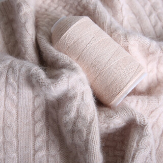 Tinofen 2025 pure cashmere 100% pure cashmere thread cashmere wool hand-knitted scarf baby medium fine thread woven thread apricot apricot 50g buy one get one free