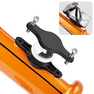 Shantou lincun brand suitable for mountain bikes airtag protective cover holder bracket huawei tag anti-lost device behind the seat cushion airtag protective cover water bottle cage style - black