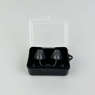 Tulx nose clip swimming special invisible nose plug diving training anti-choking nose clip children's silicone nose clip earplugs transparent black nose plug men's style