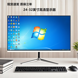 Huihao display 17-32 inches high-definition hdmi office home game e-sports screen desktop computer monitoring lcd screen can be wall-mounted 27-inch micro-frame vga+hdmi curved screen