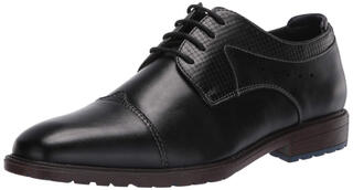 Stacy adamsstacy adams unisex raiden cape oxford shoes, black//white black//white 13.5 big kid