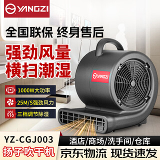 扬子（YANGZI）吹地机厕所地面吹干机地毯吹干机鼓风机功率1000W 风速25m/s YZ-CGJ003
