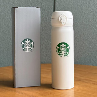 Starbucks cup classic minimalist style spotted glaze solid color retro ceramic mark glass stainless steel insulated water cup 500ml minimalist style thermos stainless steel insulated cup