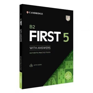 B2FIRST 剑桥通用五级考试FCE官方真题1-4册(含答案)+标准版5 FCE官方真题5(大A4本)