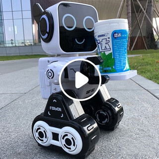 Jjrc children's early education intelligent conversational robot toy boys 3-6 years old girls 4-8 years old children's birthday gift k10 voice-activated dialogue version white + app interconnection children's gifts for boys and girls aged 4-5 years old 7 years old