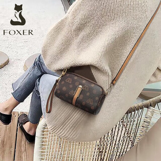 Golden fox (foxer) women's bag, large capacity shoulder crossbody bag, mobile phone bag, small bag, light luxury girl, girlfriend birthday gift