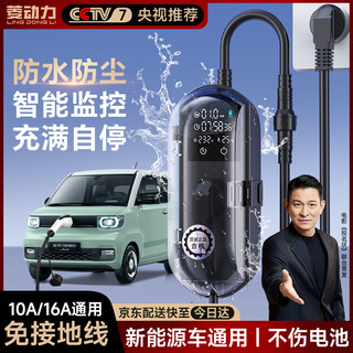 Lingdong ground treasure new energy electric vehicle without ground wire bao byd wuling hongguang mini mini bingo baojun xiaomi su7 changan special socket charging converter