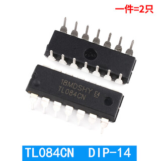 Tl061 062 071 072 074 081 082 084cn/cp op amp chip direct plug-in patch tl084dip-14 (2 pieces) no specifications