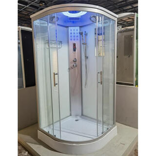 Jomoo 2024 new luxurious integrated shower room home indoor simple fan-shaped bathroom integrated customized bathroom silver series does not contain steam