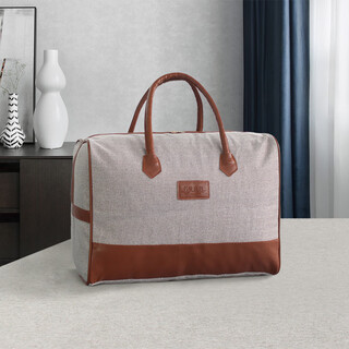 Silk quilt storage bag travel clothes packing bag quilt storage bag maternity bag organizing bag morandi linen color three-dimensional bag 50x38x23cm holds 3-5 jin jin equals 0.5 kg quilt