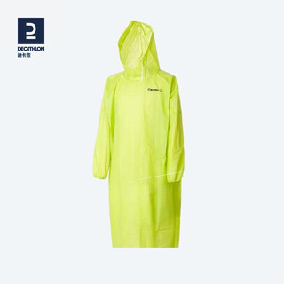 Decathlon fishing folding raincoat poncho adult raincoat transparent long full body waterproof portable men and women outdoor non-disposable green l