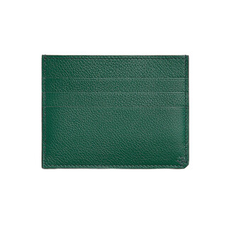 Hermes (hermes) men's bag h sellier card holder evercolor calfskin multiple card slots small and slim credit card holder green regular