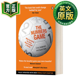 数字游戏 英文原版 The Numbers Game 英文版 关于足球，你全弄错了......吗 克里斯·安德森 进口英语原版书籍 9780241963623