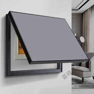 Switch box cover electric meter box decorative painting multimedia network box blocking solid color simple distribution box total wifi weak current box gray flip-up cover 50*40 can hold 30 vertical height 40 horizontal length