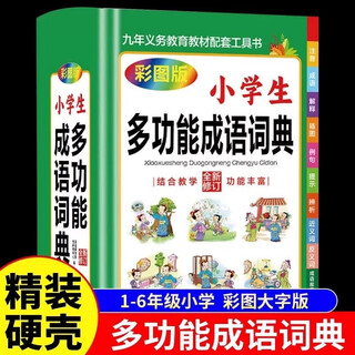 小学生多功能成语词典 中小学中华成语大词典工具书现代汉语多功能新华字典训练四字词语解释书