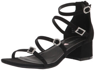 Steve madden girls tarly, black black 4 big kid
