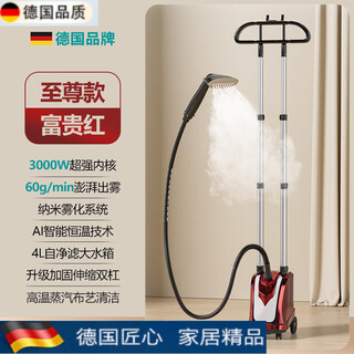 Oemg german quality garment ironing machine, commercial clothing store special ironing machine, vertical flat ironing all-in-one machine steam iron 2024 new model for home use 3000w power rich red 60gmin mist volume never leaks