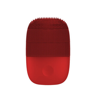 Inface official store facial cleansing instrument electric sonic silicone facial cleansing tool for men and women pore cleaner deep cleansing red